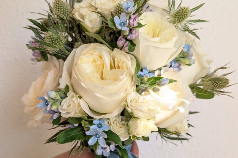 Ramo de novia romantico