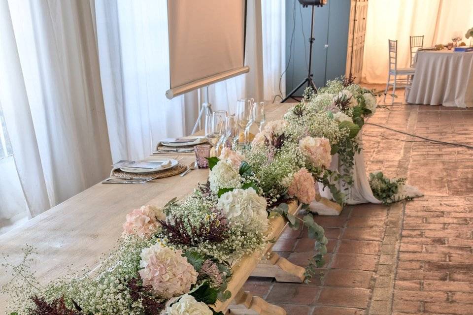 Decoracion mesa presidencial