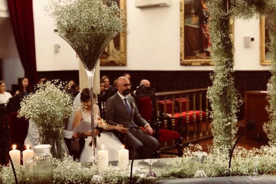 Boda civil en el ayuntamiento de Úbeda