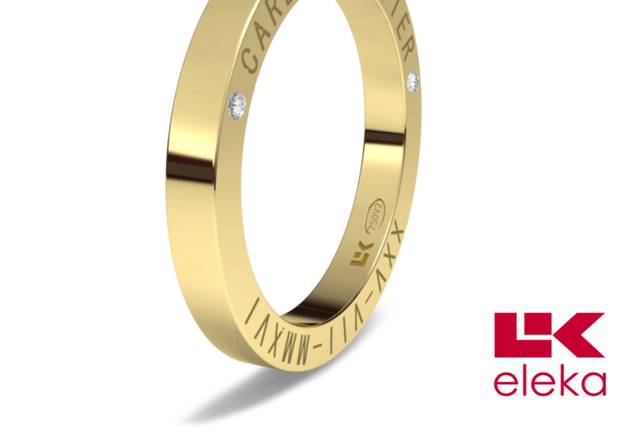 Oro amarillo y brillantes