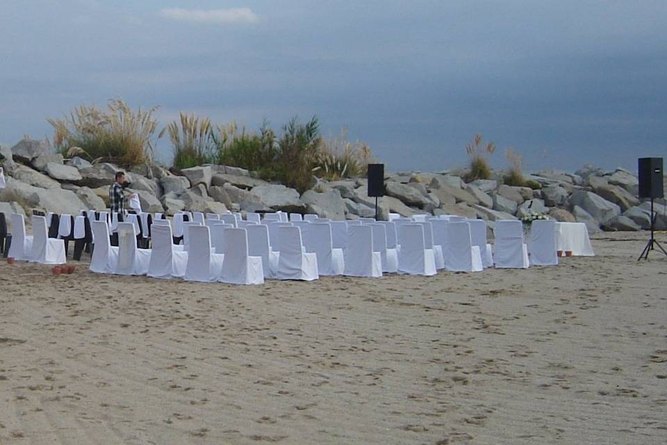 Ceremonia en la playa