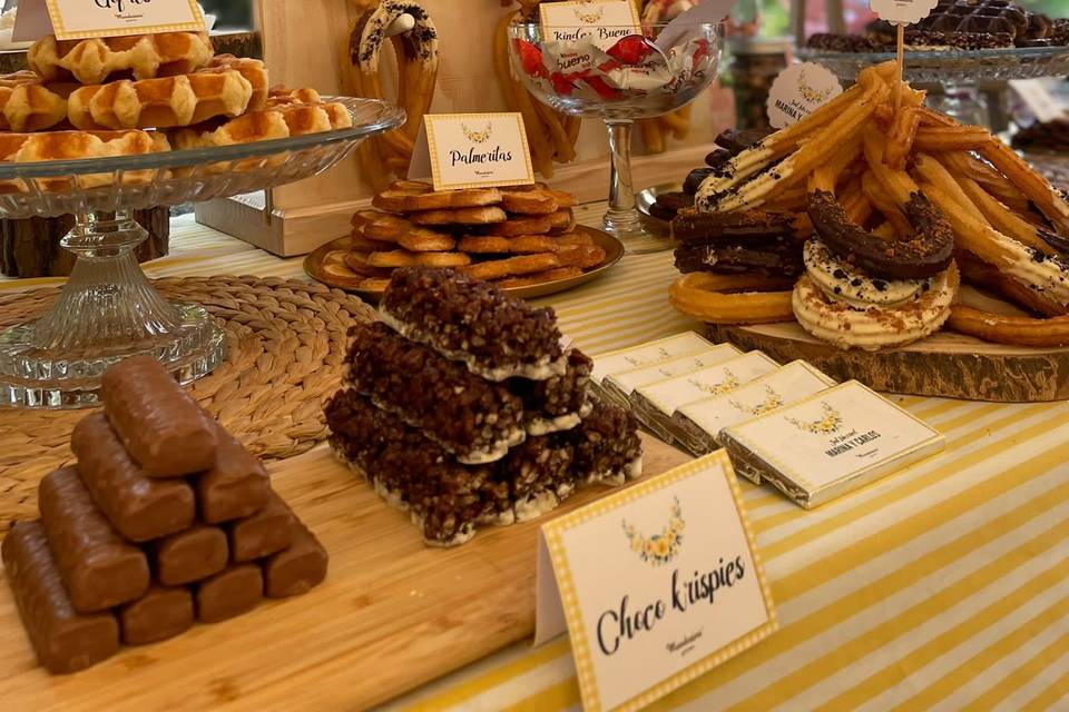 Churros bar para boda