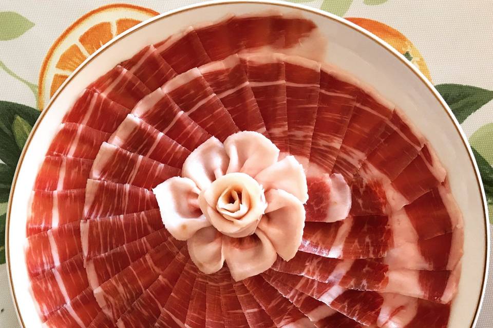 Plato de jamón