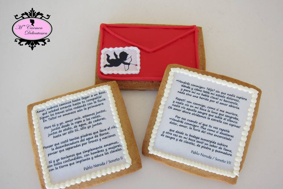 Galletas, carta de amor