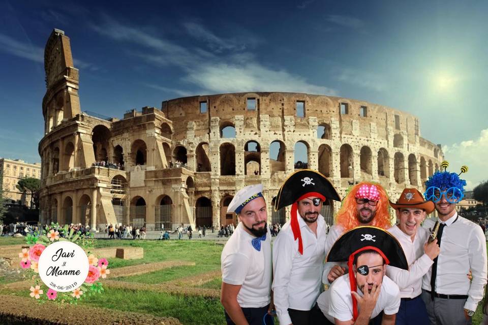 Fondo chroma del Coliseum