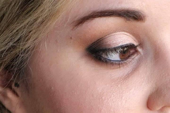 Maquillaje de novia cut crease