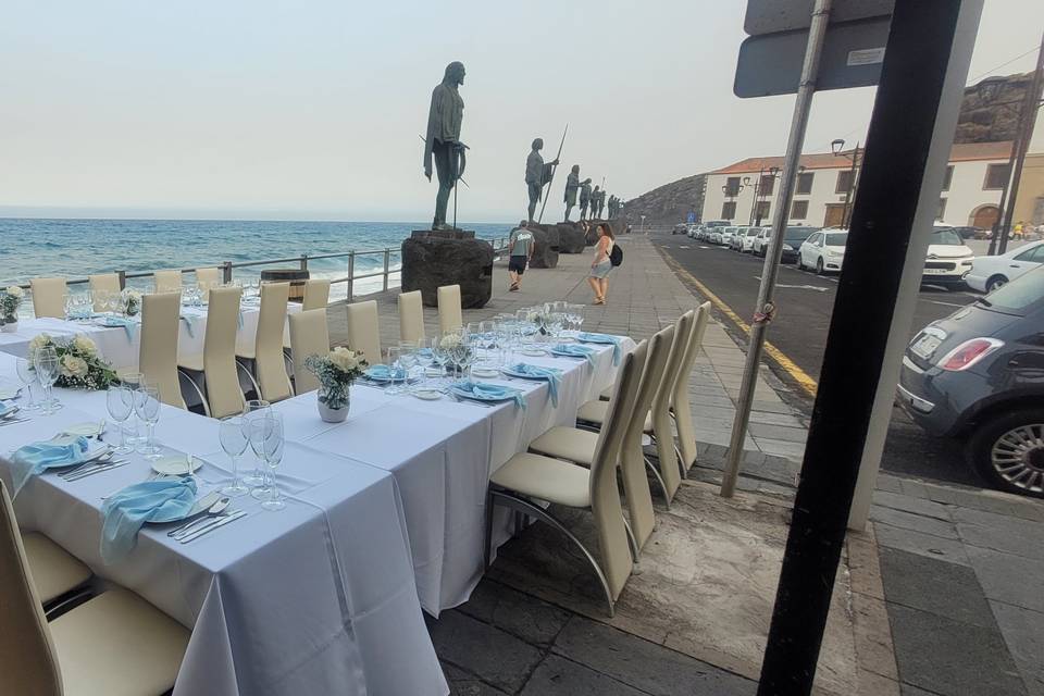 Boda frente al mar