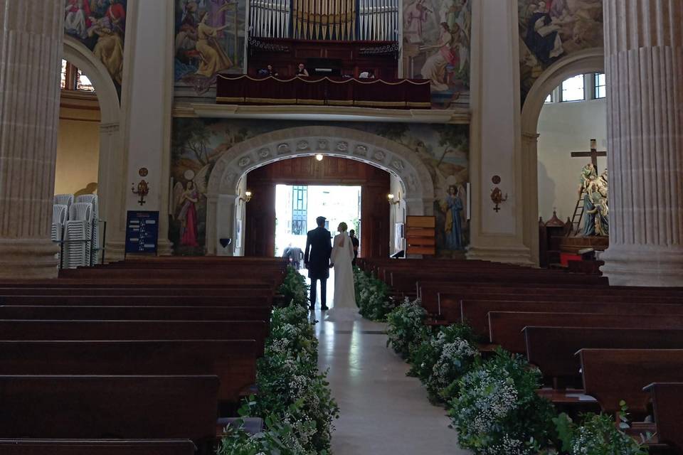 Salida de novios