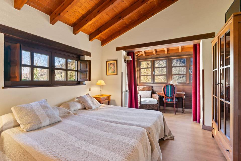 Dormitorio dos camas el Grillo