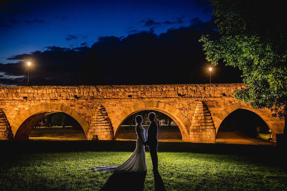 Anochece en Salamanca