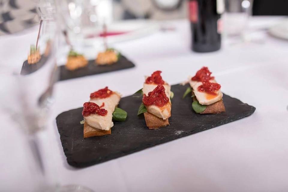 Canapés de la casa