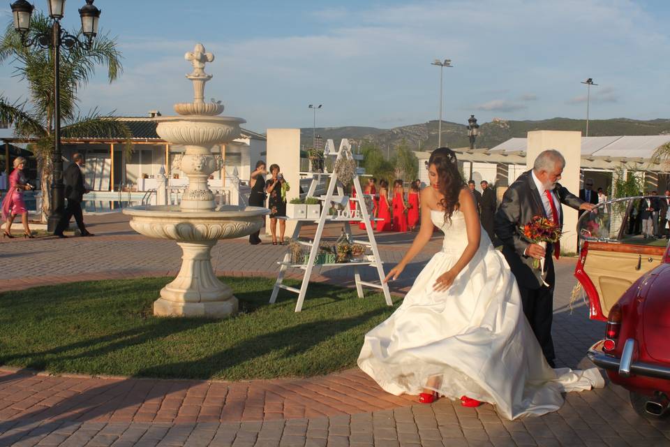 Los novios por el paseo