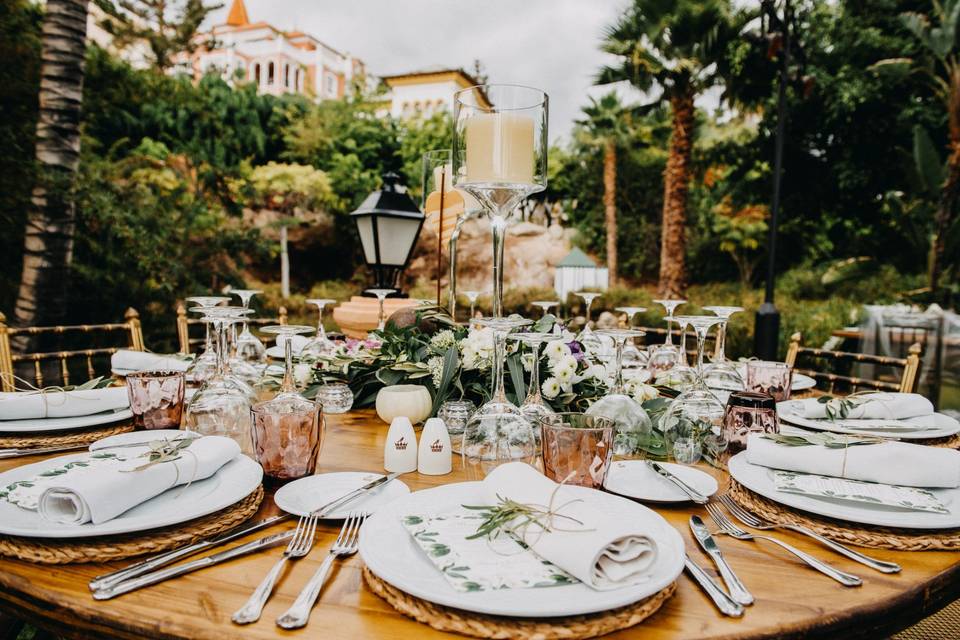 Banquete en Jardín del Lago