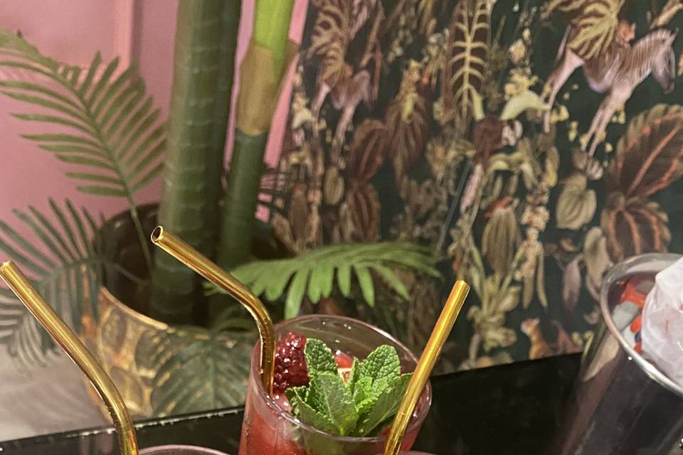 Red berries imperial mojito
