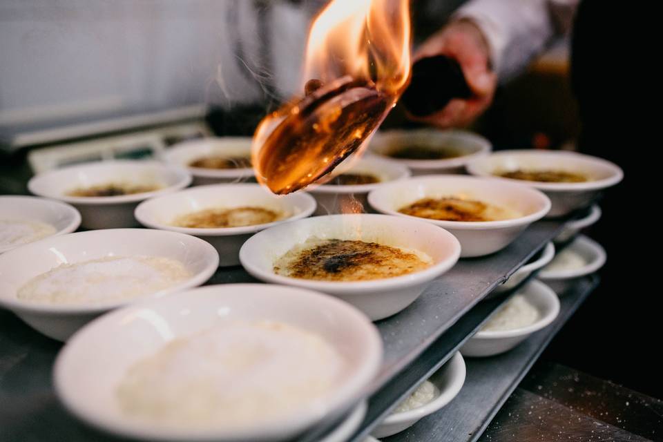 Preparando arroz con leche