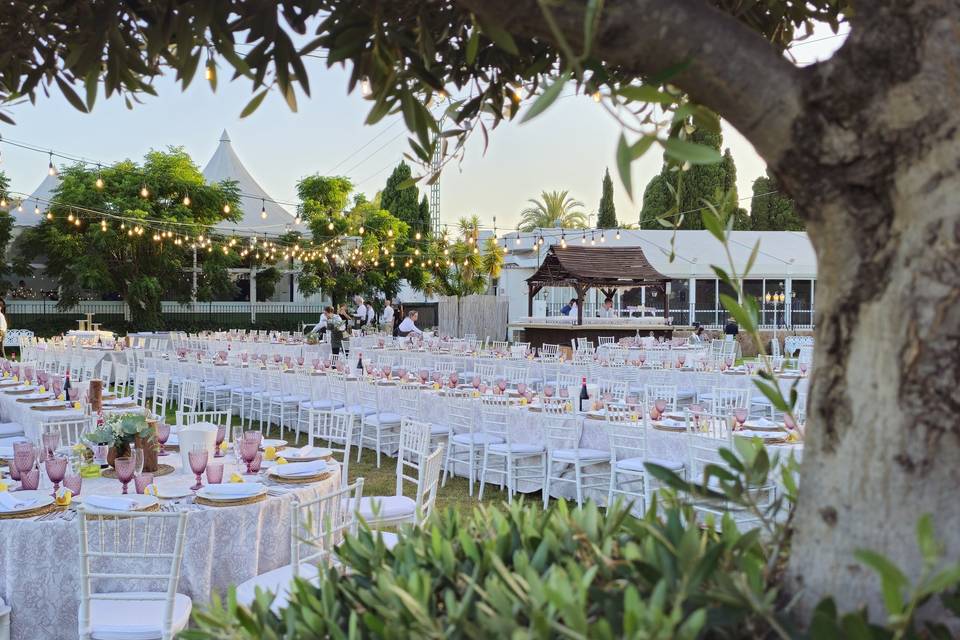 Banquete al aire libre