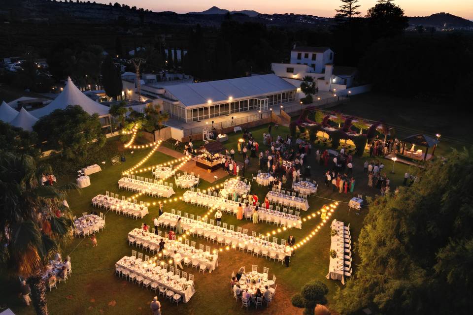 Banquete al aire libre