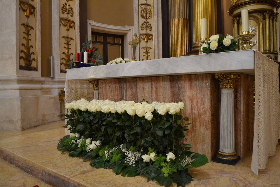 Decoración del altar