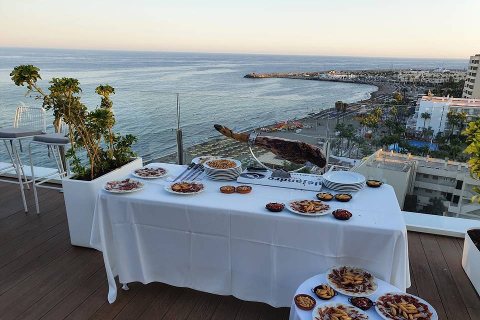 Mesa de ibéricos