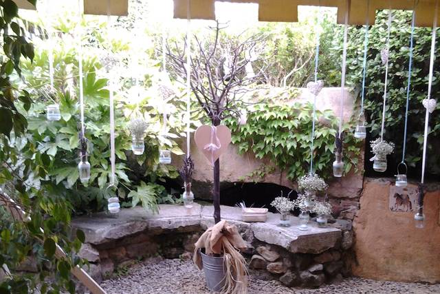 Decoración en los jardines