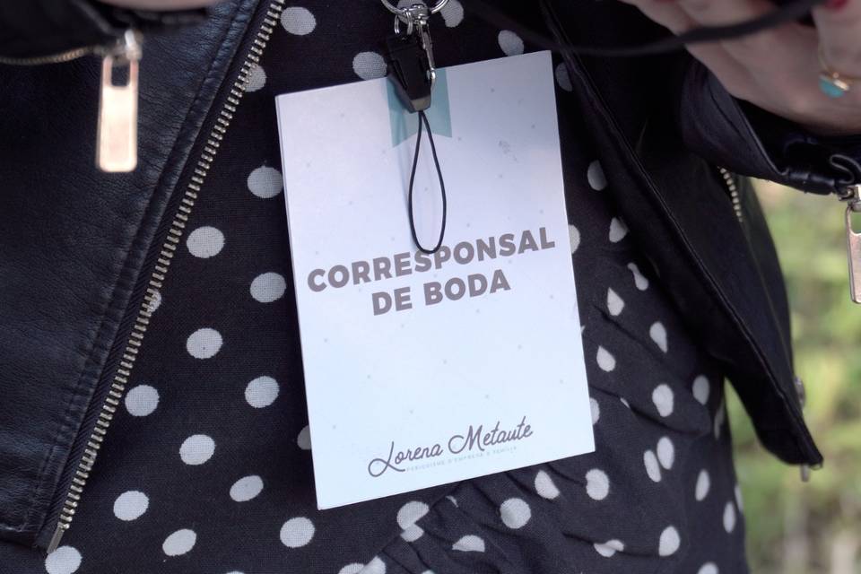 Lorena Metaute - Corresponsal de Boda