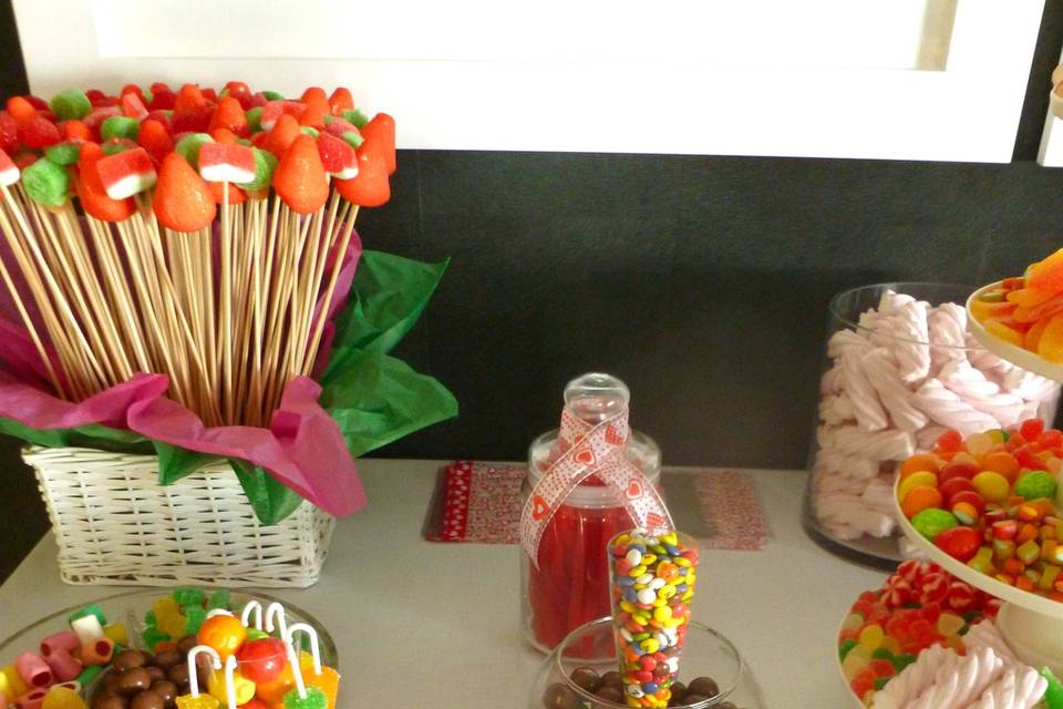 Buffet de chuches - Boda Ficoba