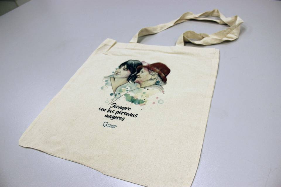 Bolsa de tela de algodón