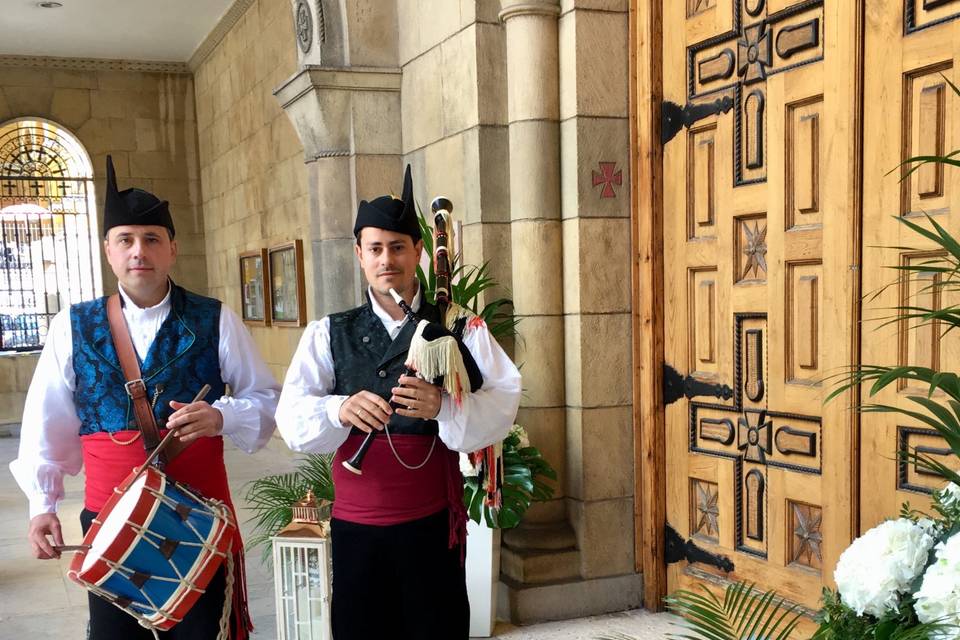 Entrada a la ceremonia