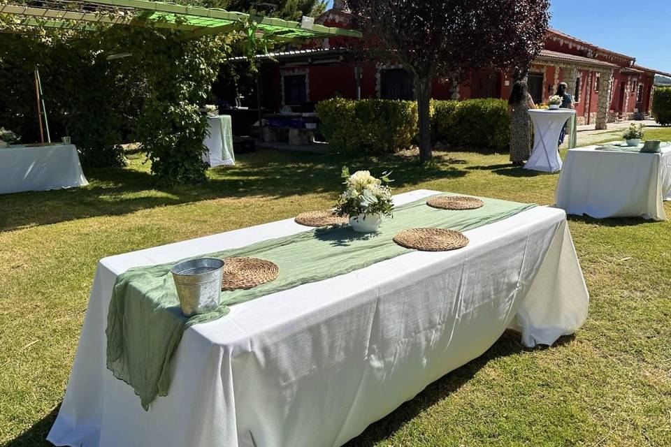 Cóctel, banquete, decoración