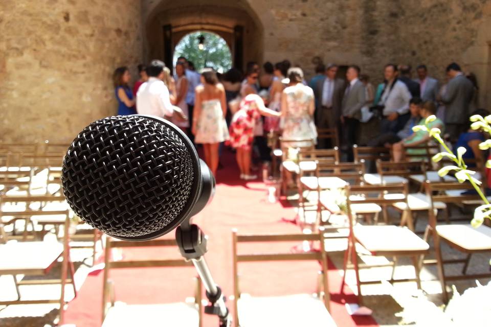 Sonido para ceremonia en Cortal Gran