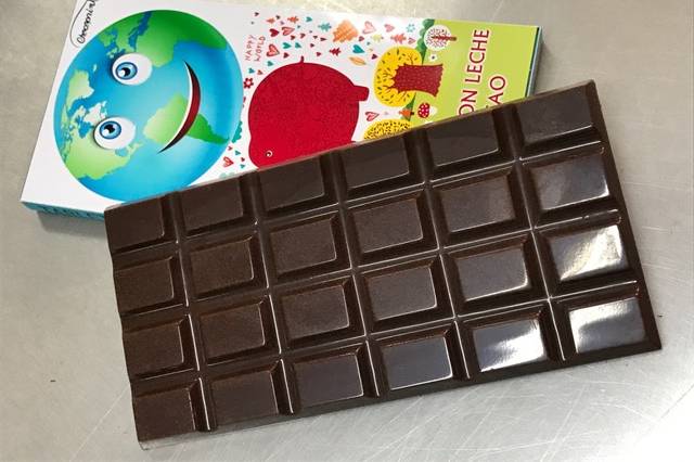 Tableta chocolate de invitació