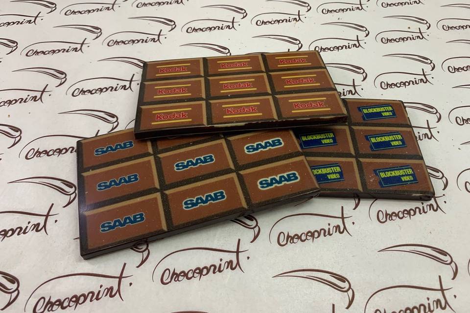 Tableta chocolate de invitació