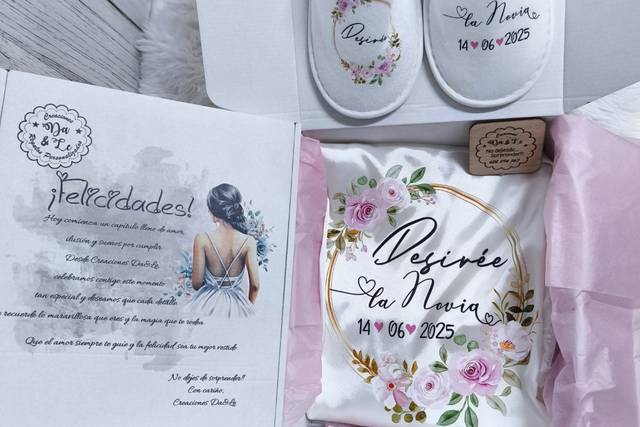 Bata de novia y damas de honor