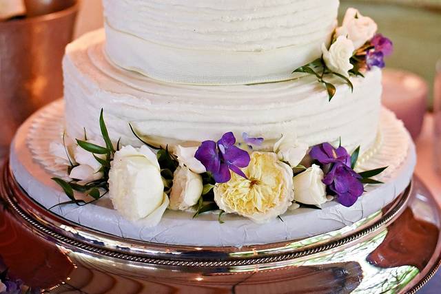 tarta decorada con flores coruña