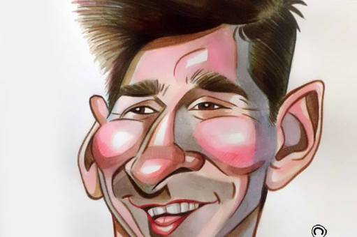 Caricatura de Messi