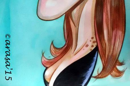 Caricatura de Julianne Moore