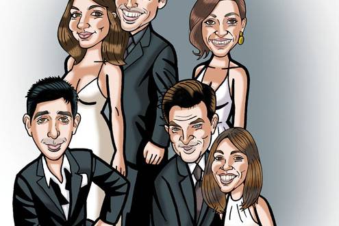 Caricatura grupo