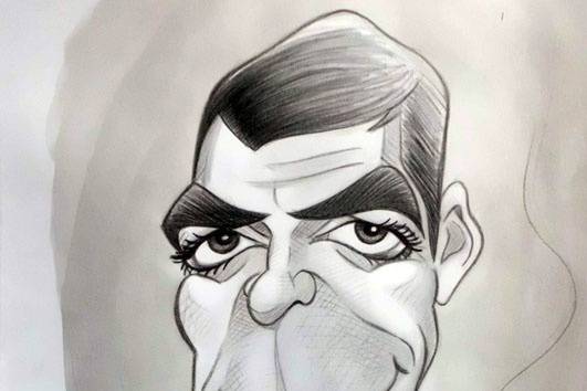 Caricatura de Sean Connery