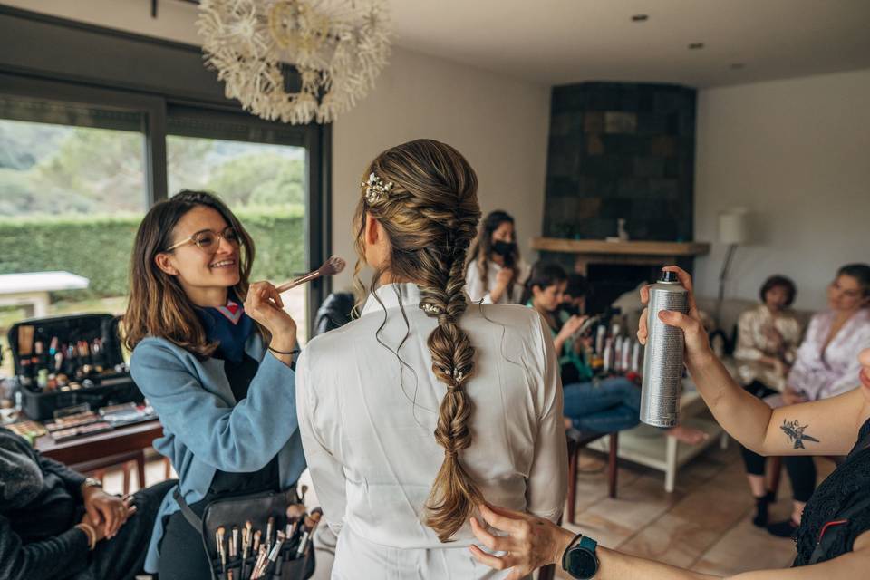 Trenza de novia