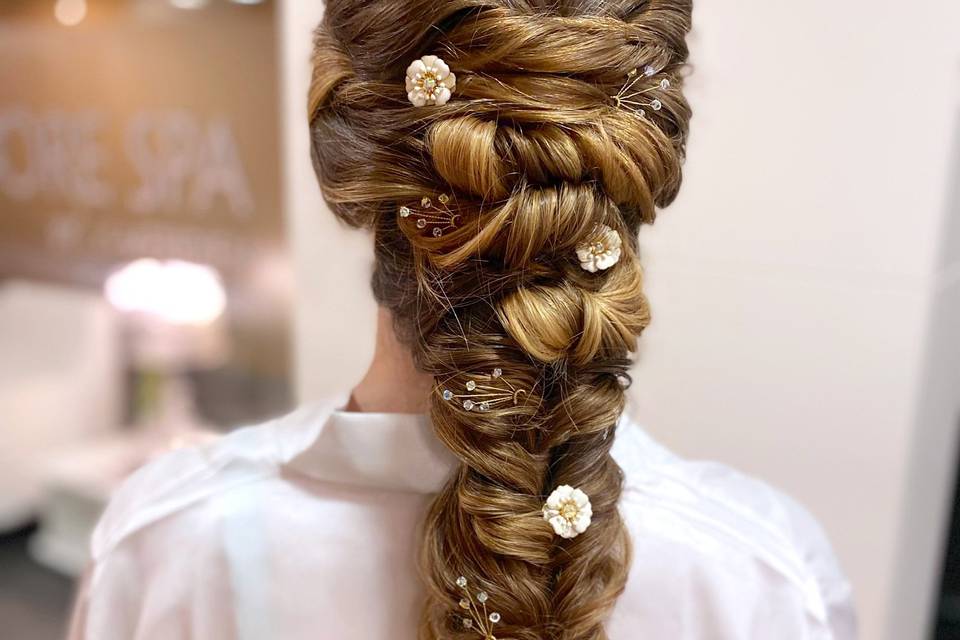 Trenza de novia