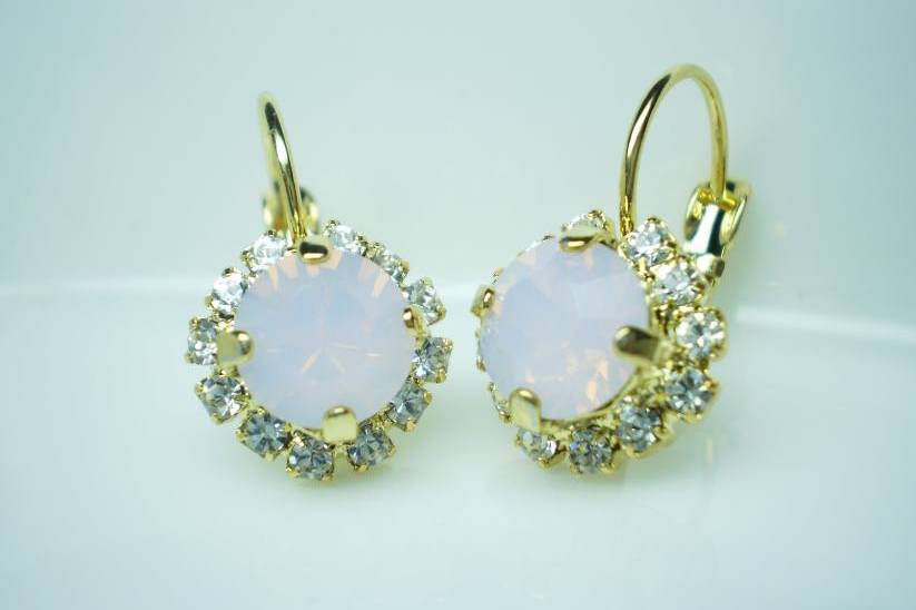 Pendientes Rose Opal