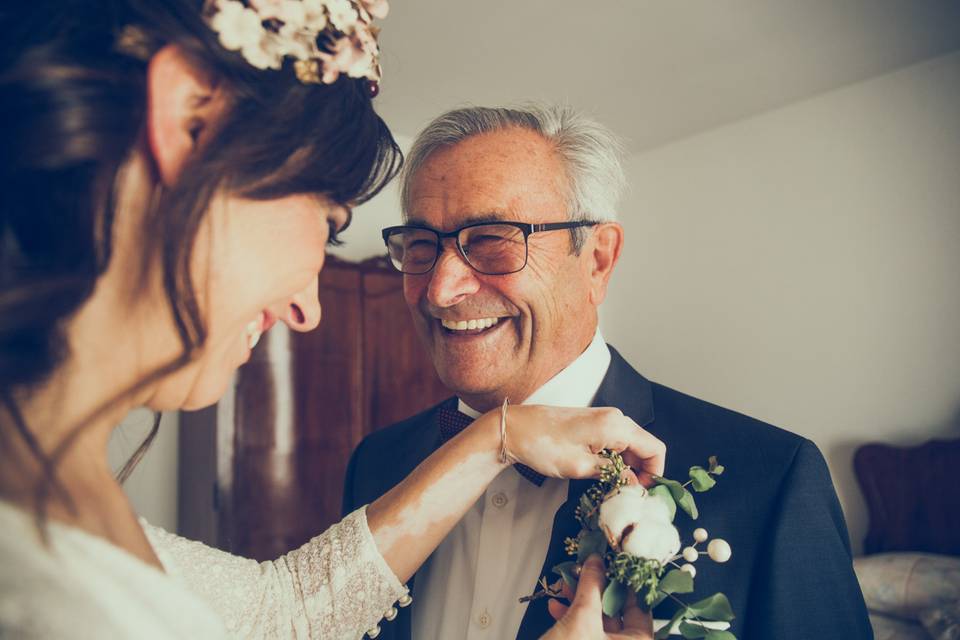 Preparativos de la novia