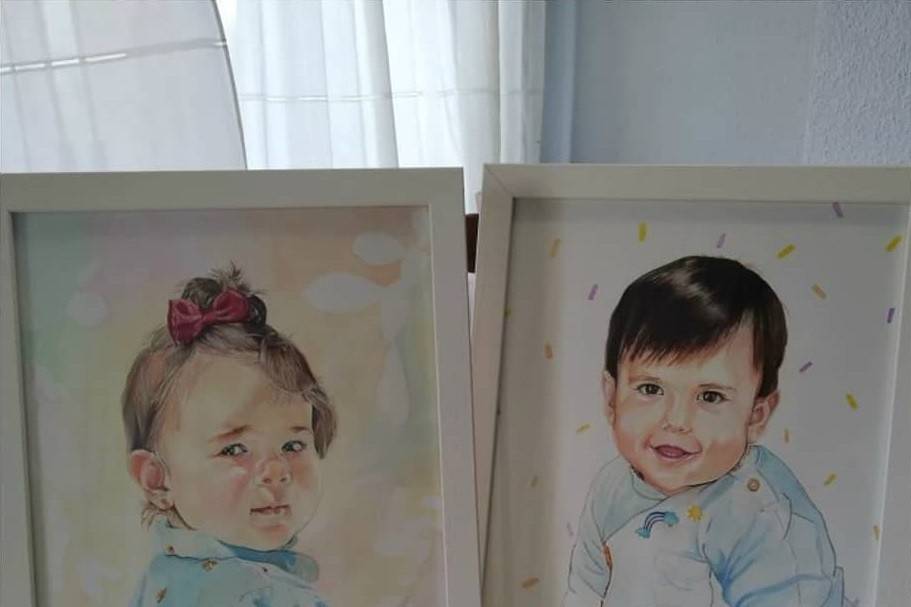 Retratos de niños