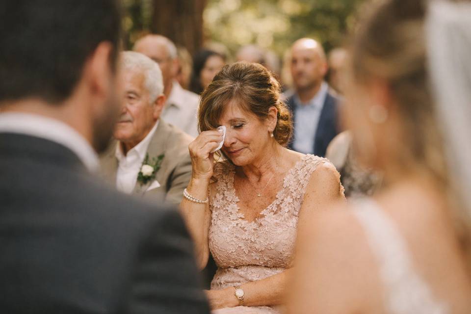 Emociones en la ceremonia