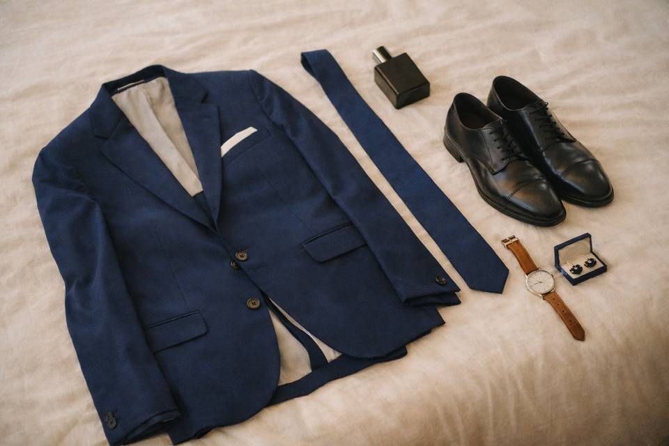 Detalles preparativos novio