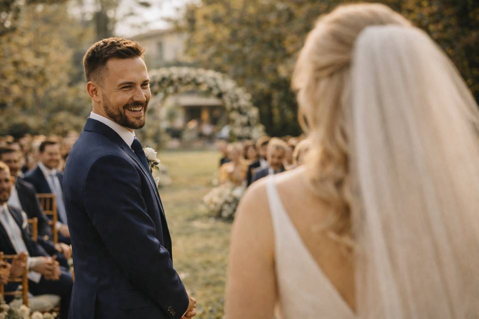 Primera vez viendo a la novia