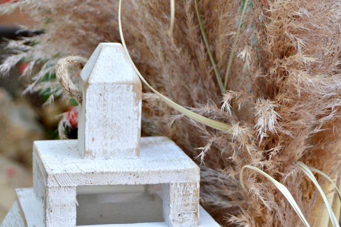 Detalles de decoración de boda