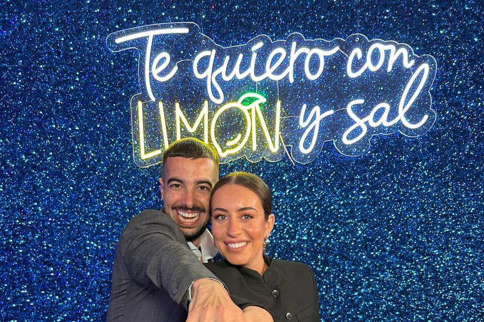 Glitter azul