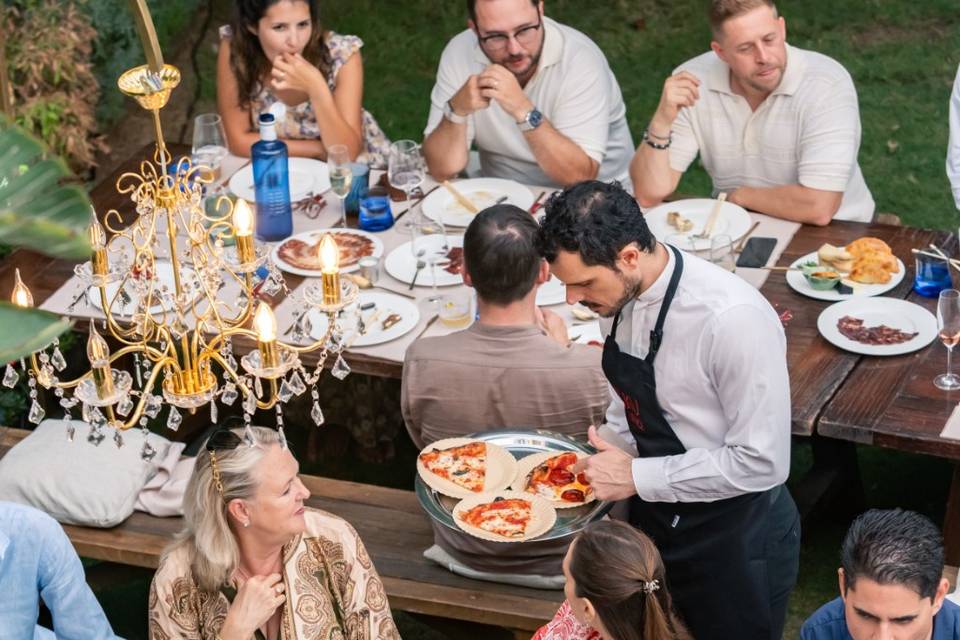Pizza servicio