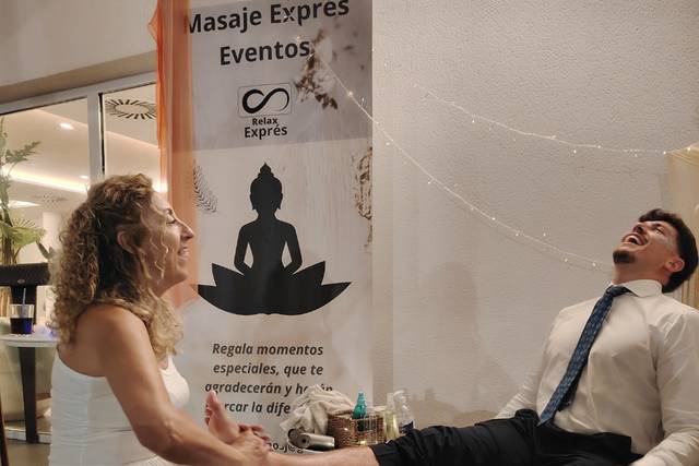 Masaje a un invitado